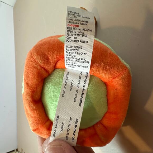 Gund Gudetama The Lazy Egg Sanrio Plush Noodle Bowl Chopsticks Ramen Stuffed Toy - Picture 6 of 7